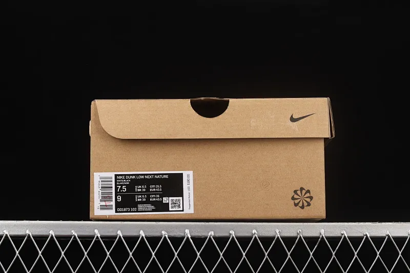 All categories Nk SB Dunk series Nk SB Dunk Low low-top sneakers Nk Dunk Low Next Nature "White/Black" new environmentally friendly series black and white Panda 2.0 casual skate shoes DD1873-102